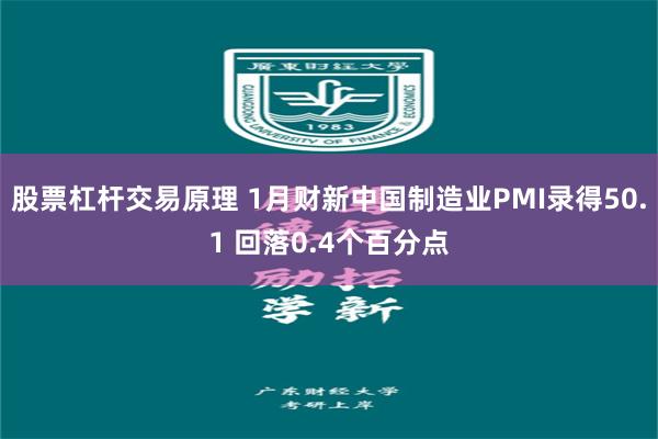 股票杠杆交易原理 1月财新中国制造业PMI录得50.1 回落0.4个百分点