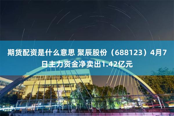 期货配资是什么意思 聚辰股份（688123）4月7日主力资金净卖出1.42亿元