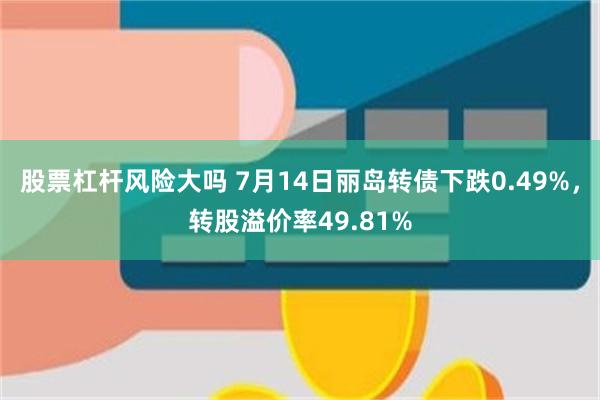 股票杠杆风险大吗 7月14日丽岛转债下跌0.49%，转股溢价率49.81%