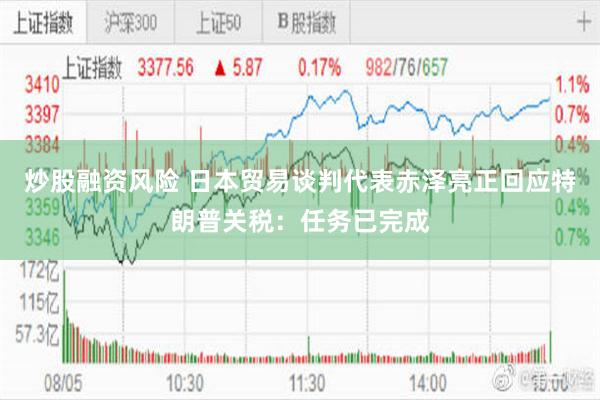 炒股融资风险 日本贸易谈判代表赤泽亮正回应特朗普关税：任务已完成