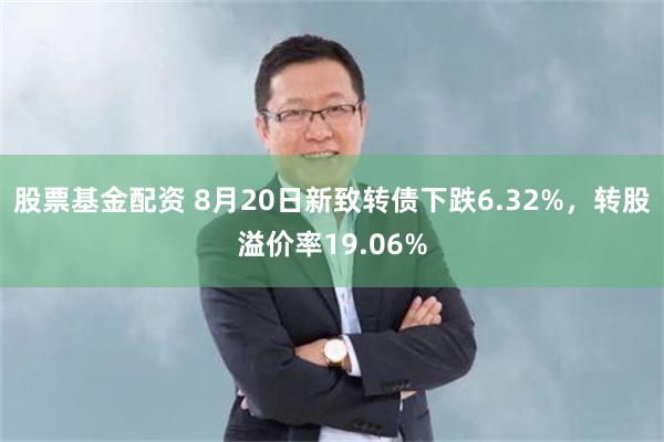 股票基金配资 8月20日新致转债下跌6.32%，转股溢价率19.06%