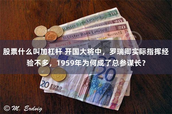 股票什么叫加杠杆 开国大将中，罗瑞卿实际指挥经验不多，1959年为何成了总参谋长？