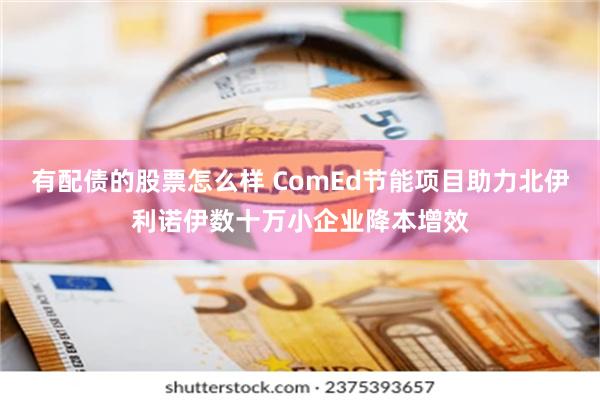 有配债的股票怎么样 ComEd节能项目助力北伊利诺伊数十万小企业降本增效