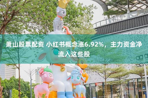 萧山股票配资 小红书概念涨6.92%，主力资金净流入这些股