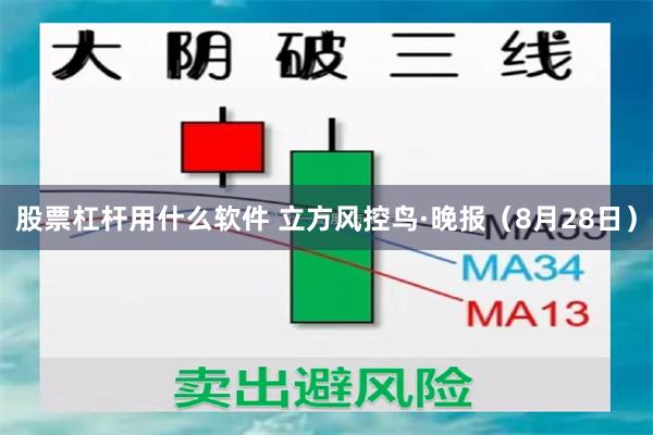 股票杠杆用什么软件 立方风控鸟·晚报（8月28日）