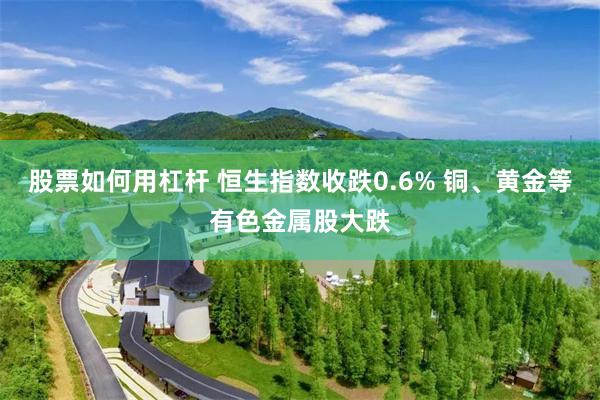 股票如何用杠杆 恒生指数收跌0.6% 铜、黄金等有色金属股大跌
