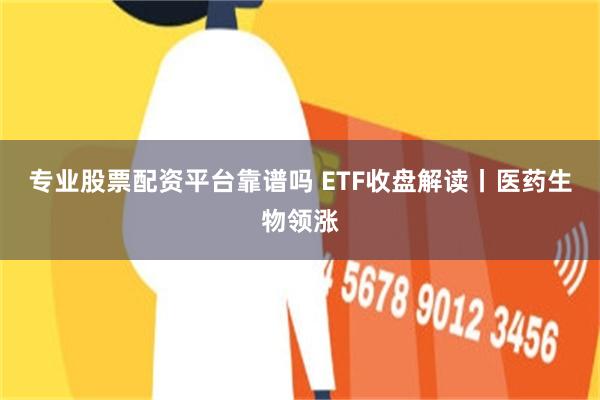 专业股票配资平台靠谱吗 ETF收盘解读丨医药生物领涨